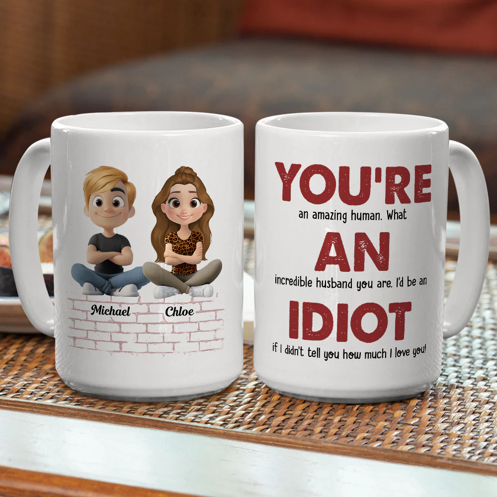Funny Love - Personalized Custom Coffee Mug - Image 5