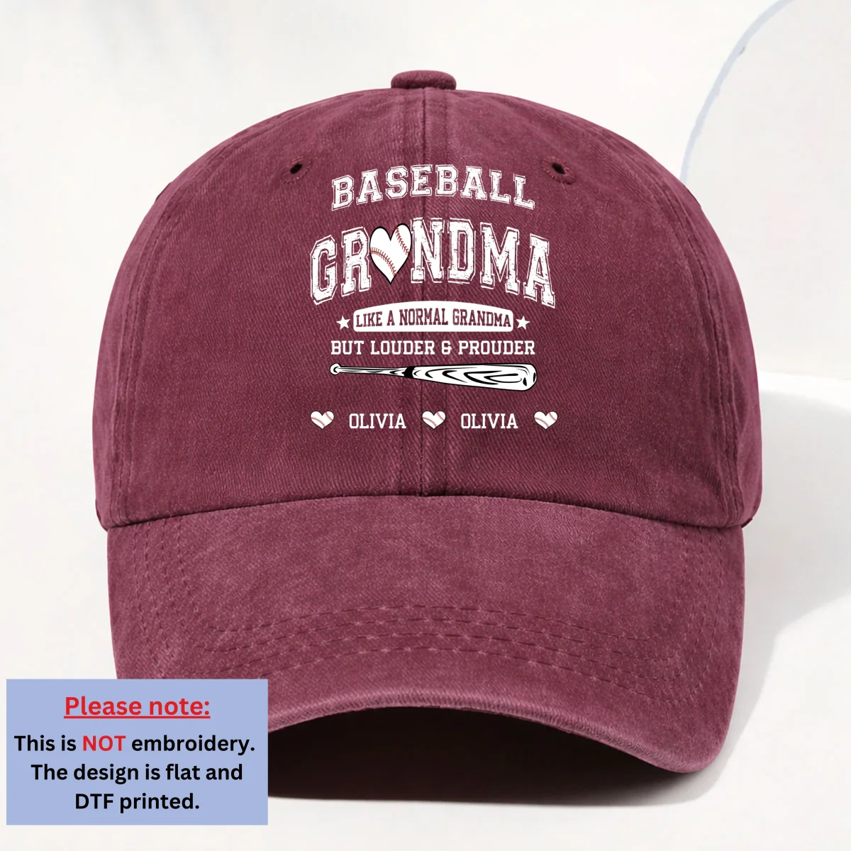 Game Day Is My Therapy - Personalized Custom Vintage Washed Denim Cap - Image 11