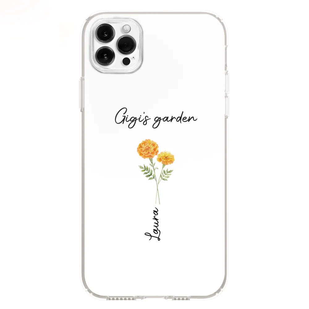 Garden Of Grandma With Birth Month Flowers - Personalized Custom Phone Case - Image 12