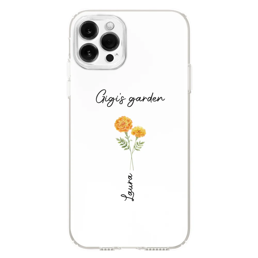 Garden Of Grandma With Birth Month Flowers - Personalized Custom Phone Case - Image 13