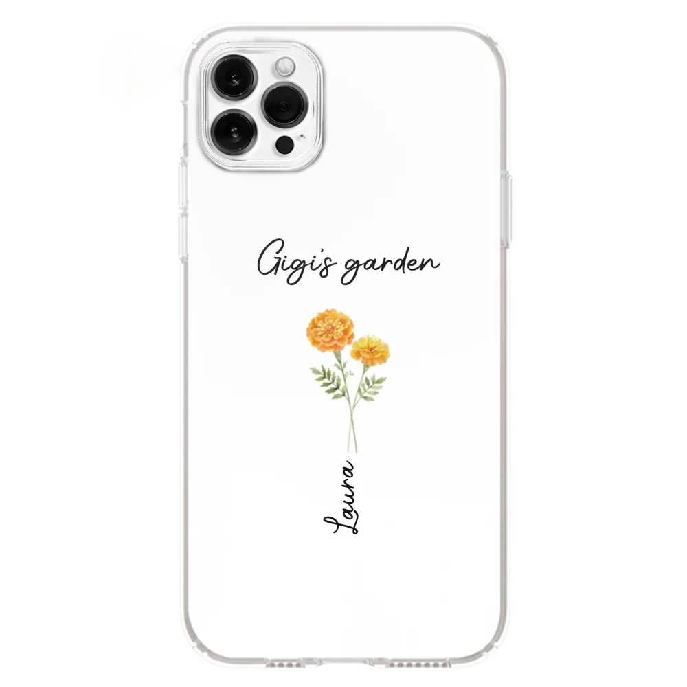 Garden Of Grandma With Birth Month Flowers - Personalized Custom Phone Case - Image 15
