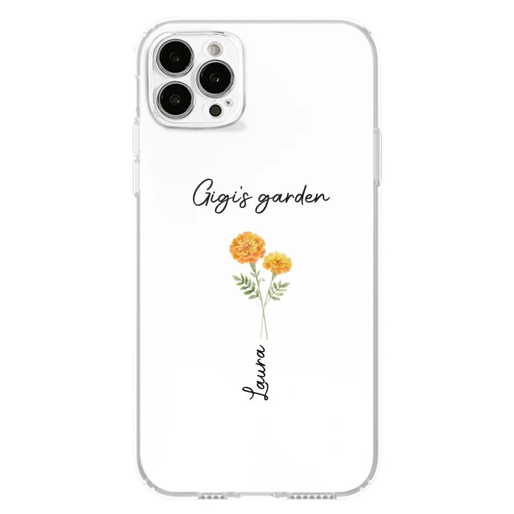 Garden Of Grandma With Birth Month Flowers - Personalized Custom Phone Case - Image 16