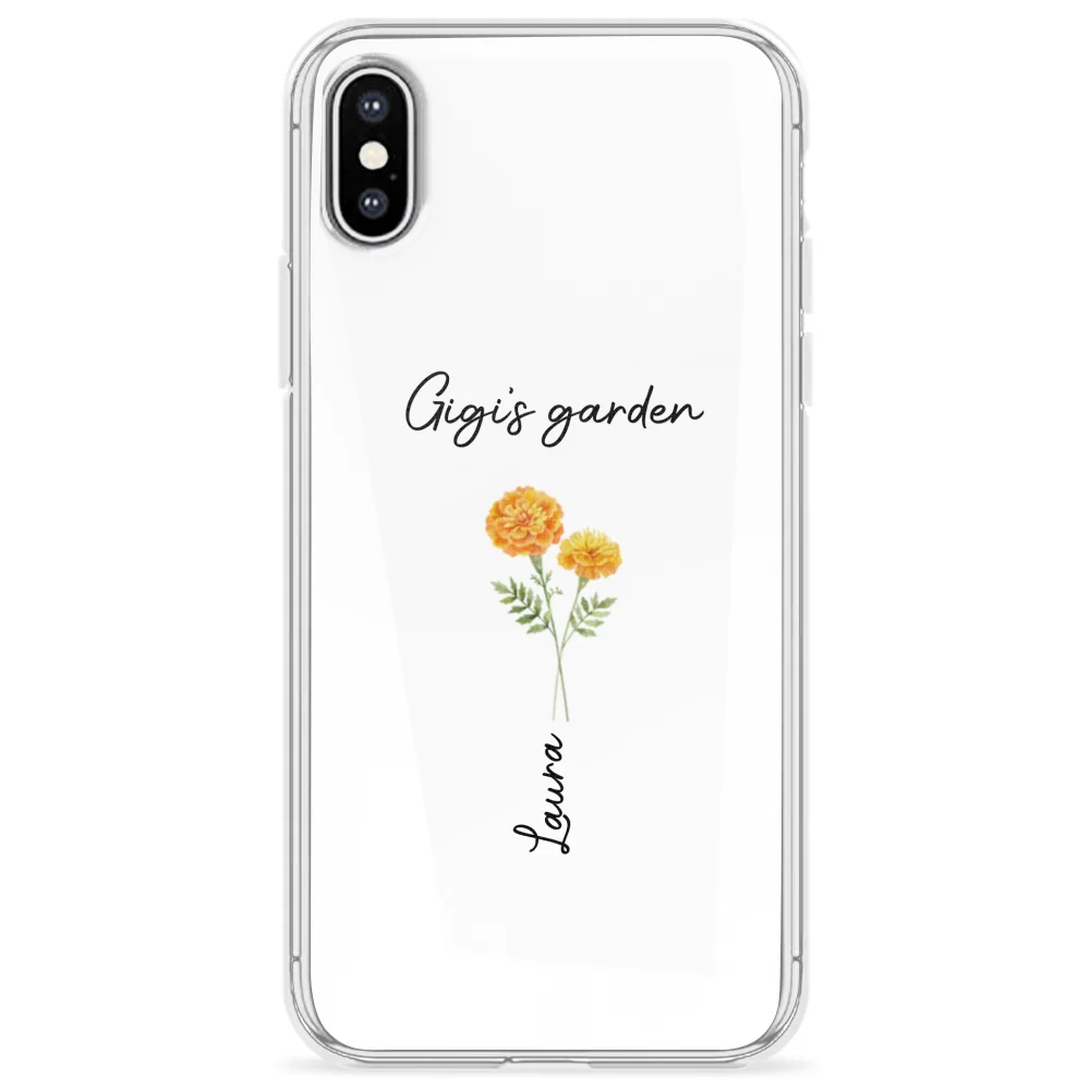 Garden Of Grandma With Birth Month Flowers - Personalized Custom Phone Case - Image 27