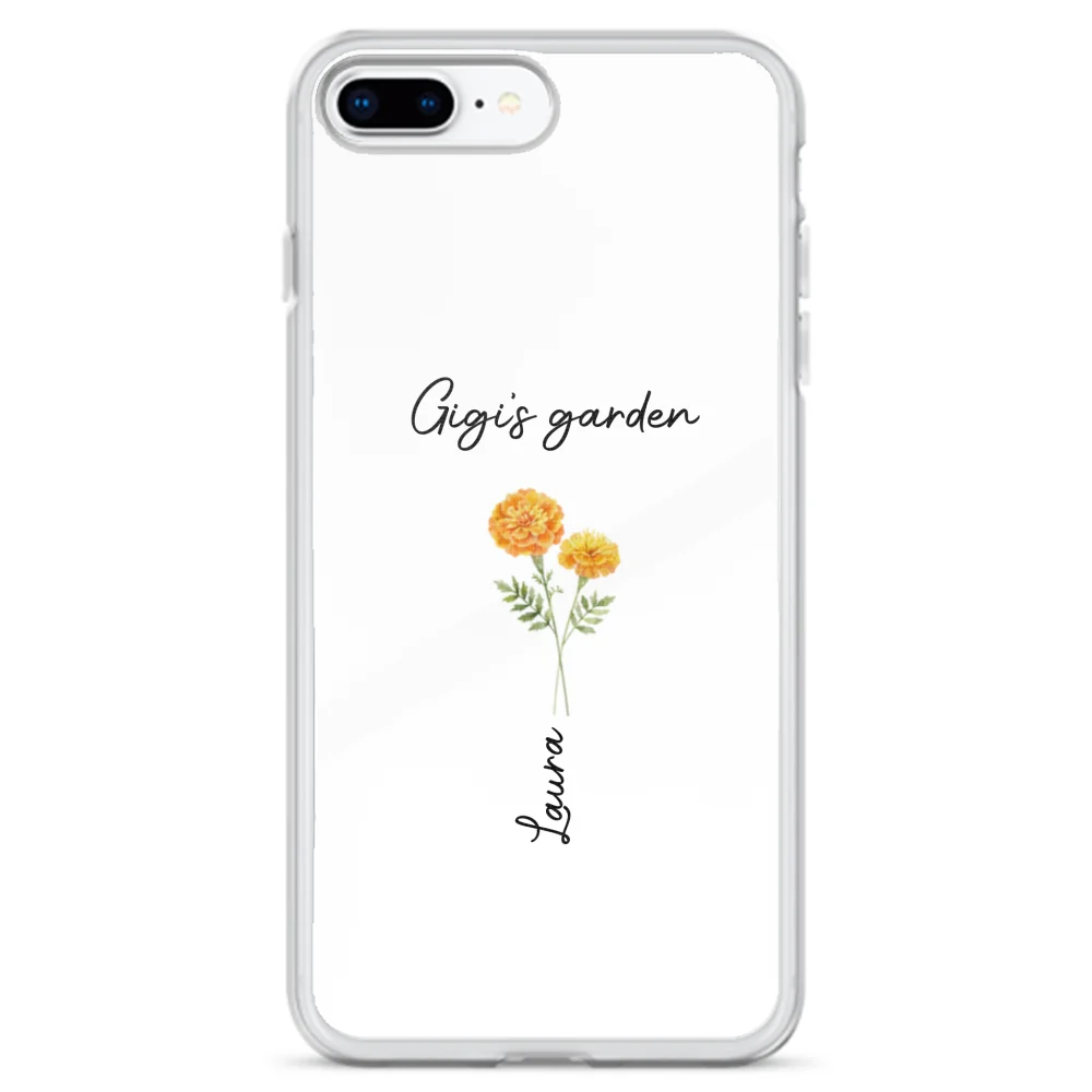Garden Of Grandma With Birth Month Flowers - Personalized Custom Phone Case - Image 7