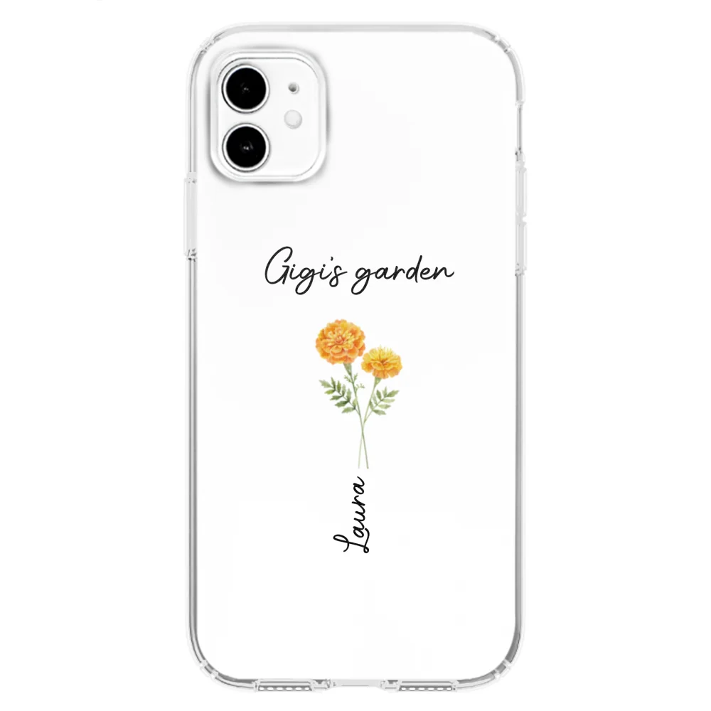 Garden Of Grandma With Birth Month Flowers - Personalized Custom Phone Case - Image 8