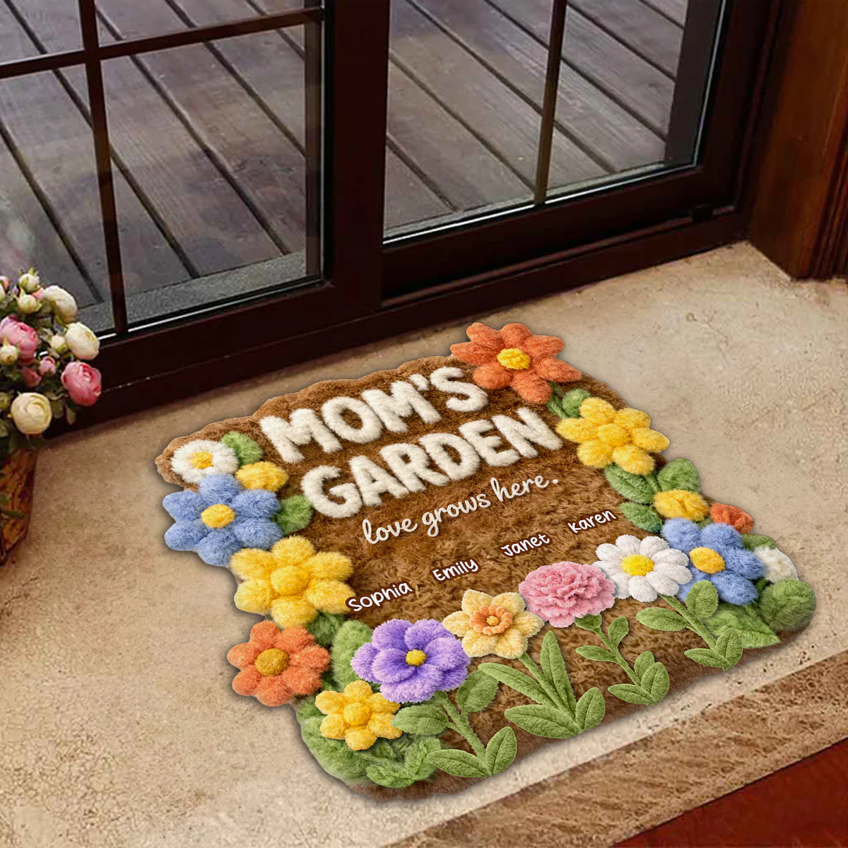 Garden Of Love - Personalized Custom Doormat - Image 5