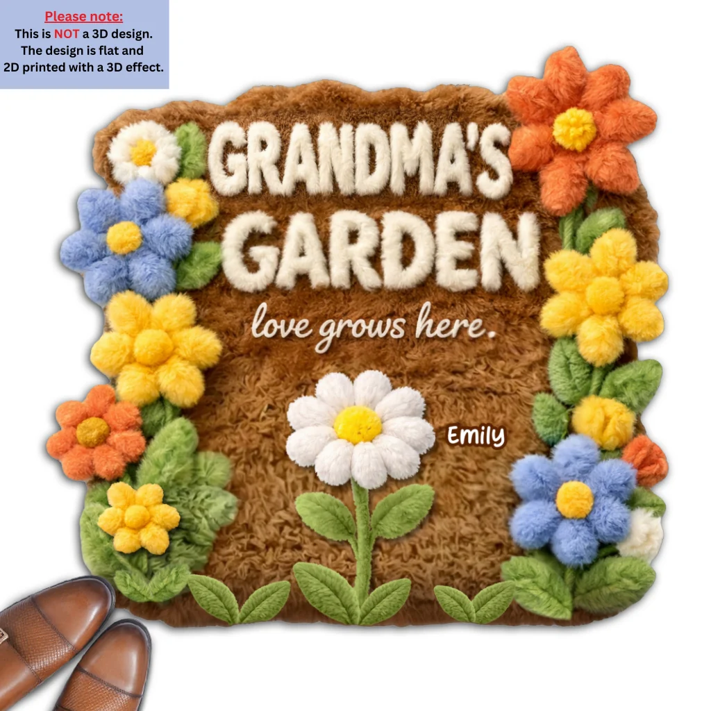 Garden Of Love - Personalized Custom Doormat - Image 8