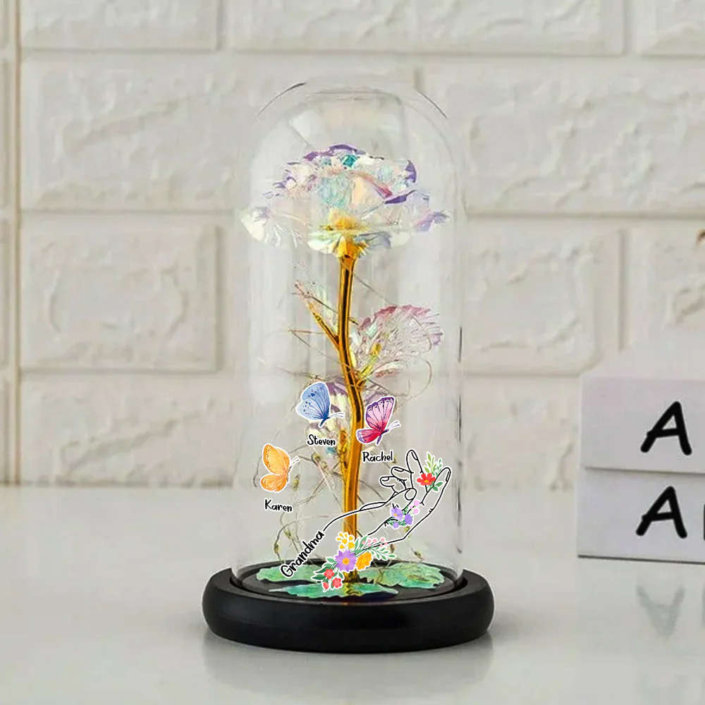Garden Of Love - Personalized Custom Sparkly Rose - Image 4