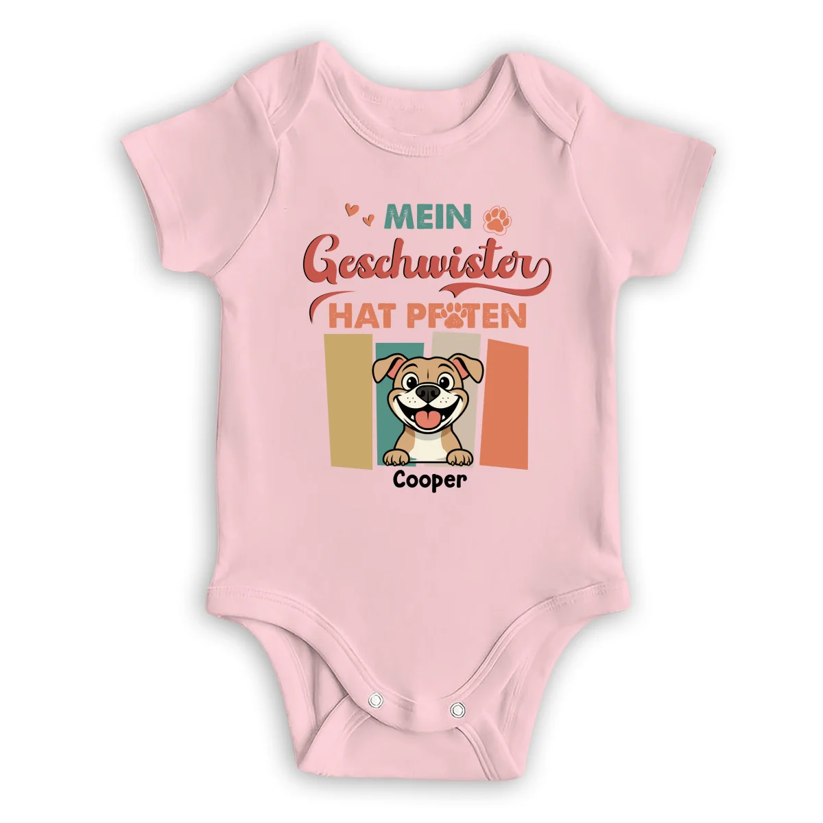 Geschwister Mit Pfoten - Personalisierter Baby-Body - Image 6
