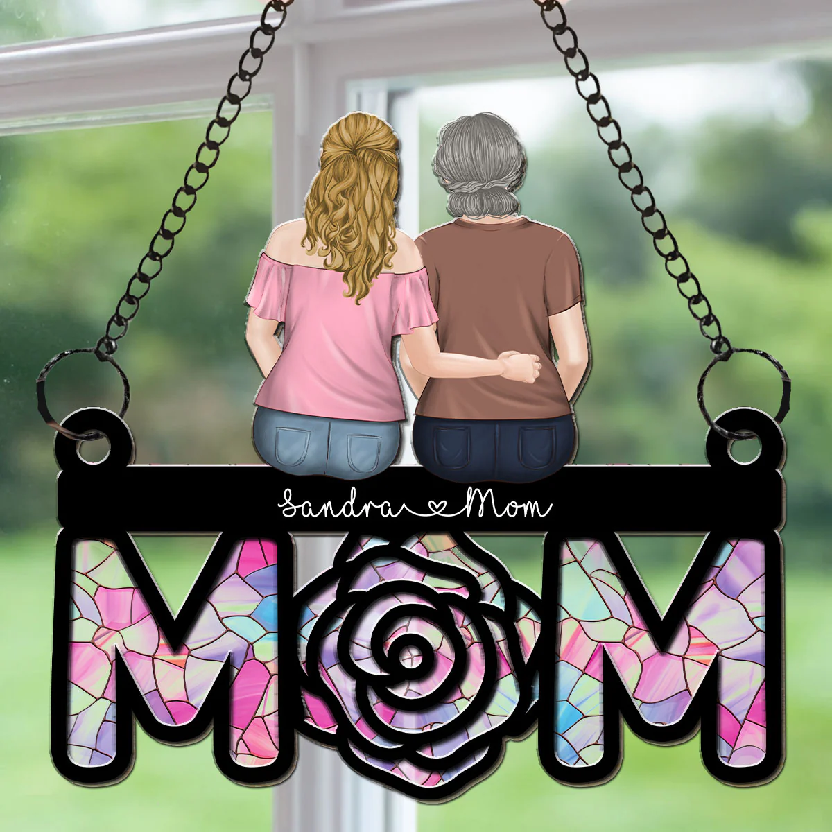 Gift For Mom  - Personalized Custom Suncatcher