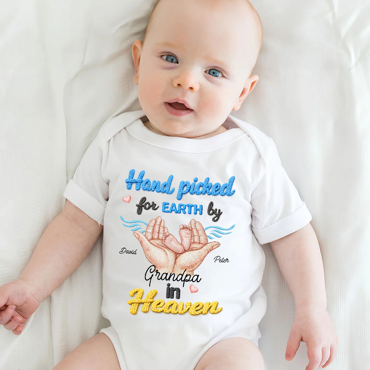 Gift From Heaven - Personalized Custom Baby Onesie - Image 4