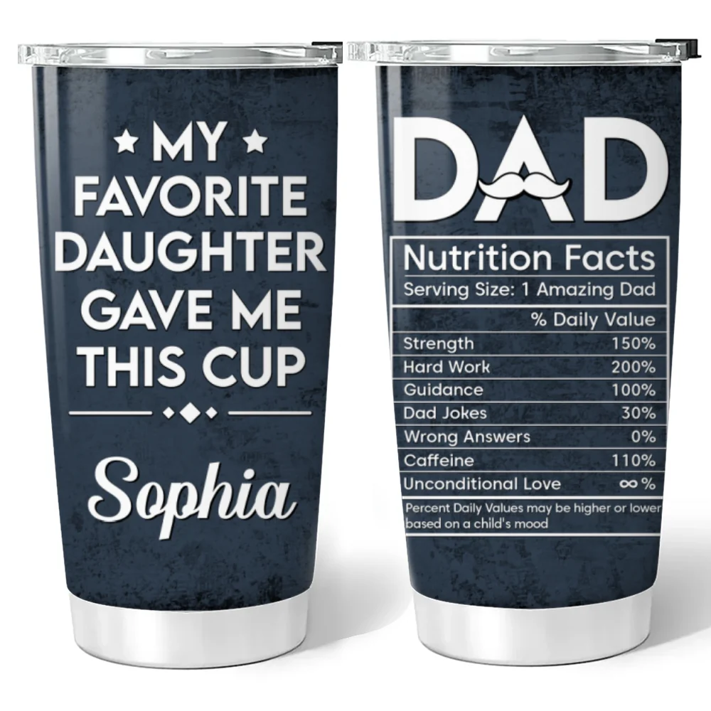 Gift From My Favorite Child - Personalized Custom Tumbler - Image 5