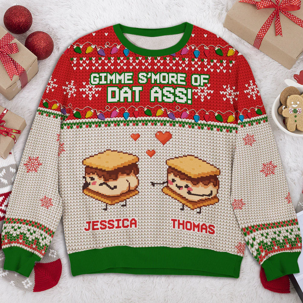 Gimme Some More - Personalized Custom All-Over-Print Sweatshirt - Image 2