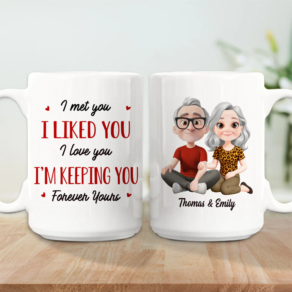 Give Me Your Forever - Personalized Custom Coffee Mug - Image 3