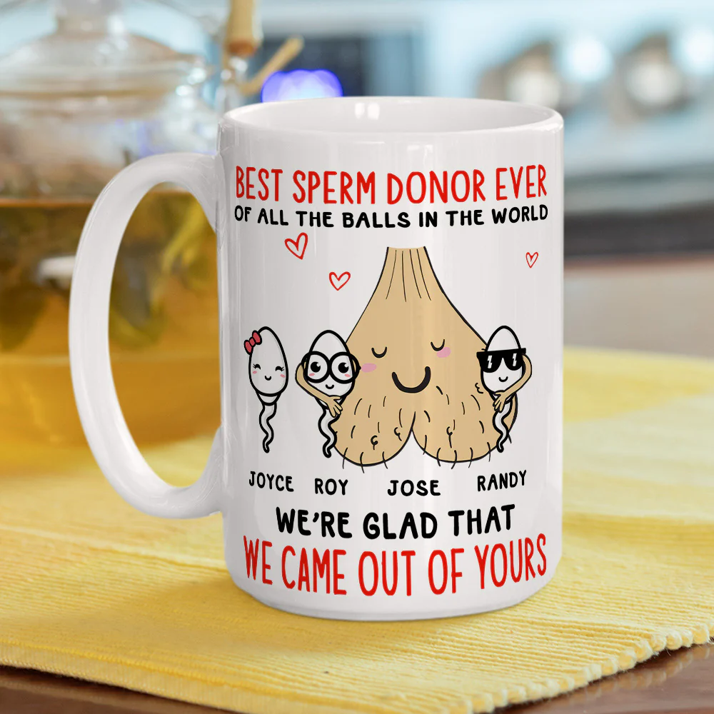 Glad We Came Out Of Your - Personalized Custom Coffee Mug - Image 4