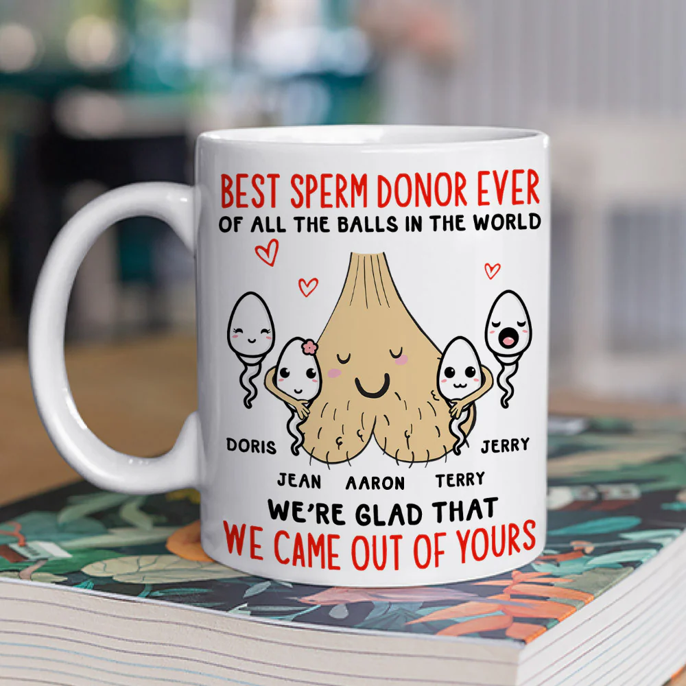 Glad We Came Out Of Your - Personalized Custom Coffee Mug - Image 5