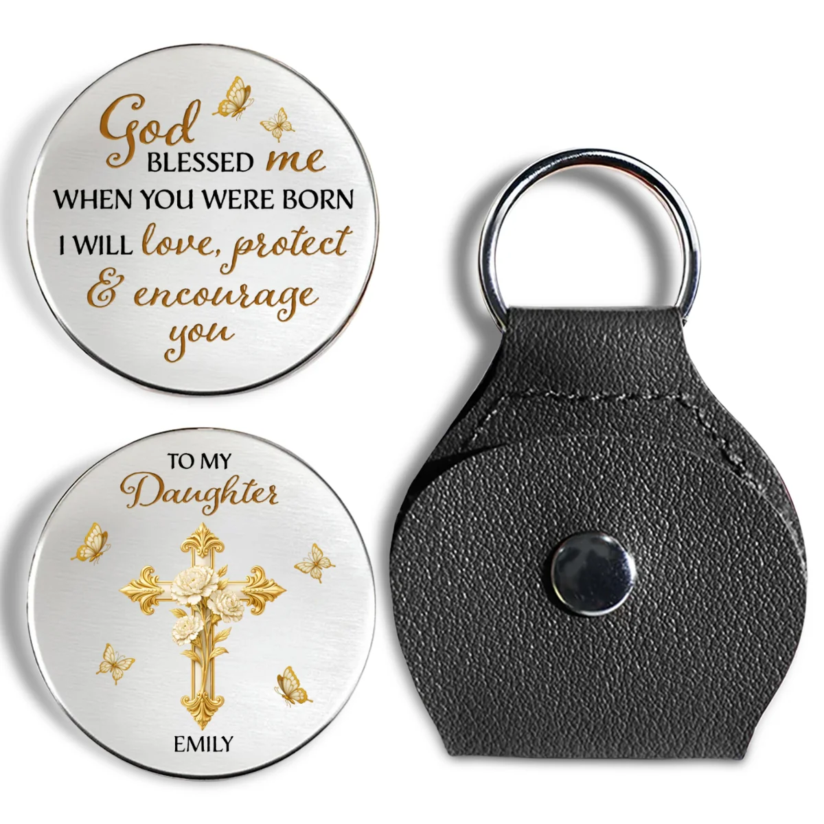 God Blessed Me - Personalized Custom Pocket Hug - Image 7