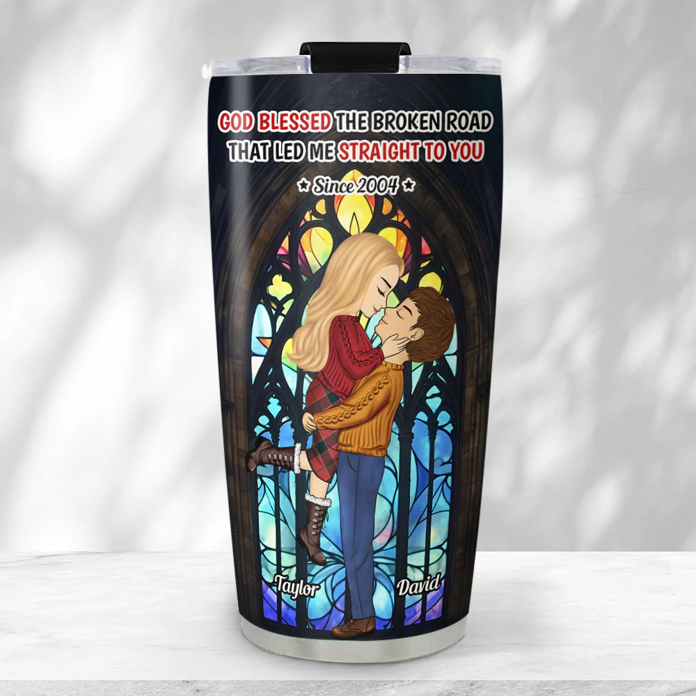 God Blessed - Personalized Custom Tumbler - Image 3