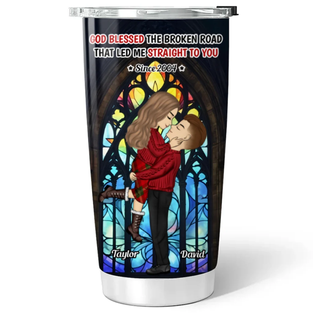 God Blessed - Personalized Custom Tumbler - Image 6