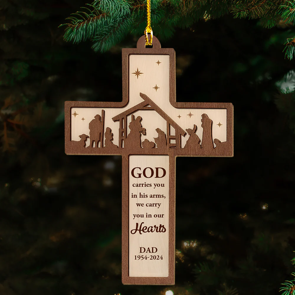 God Called You Home - Personalized Custom Wood Ornament - Image 2