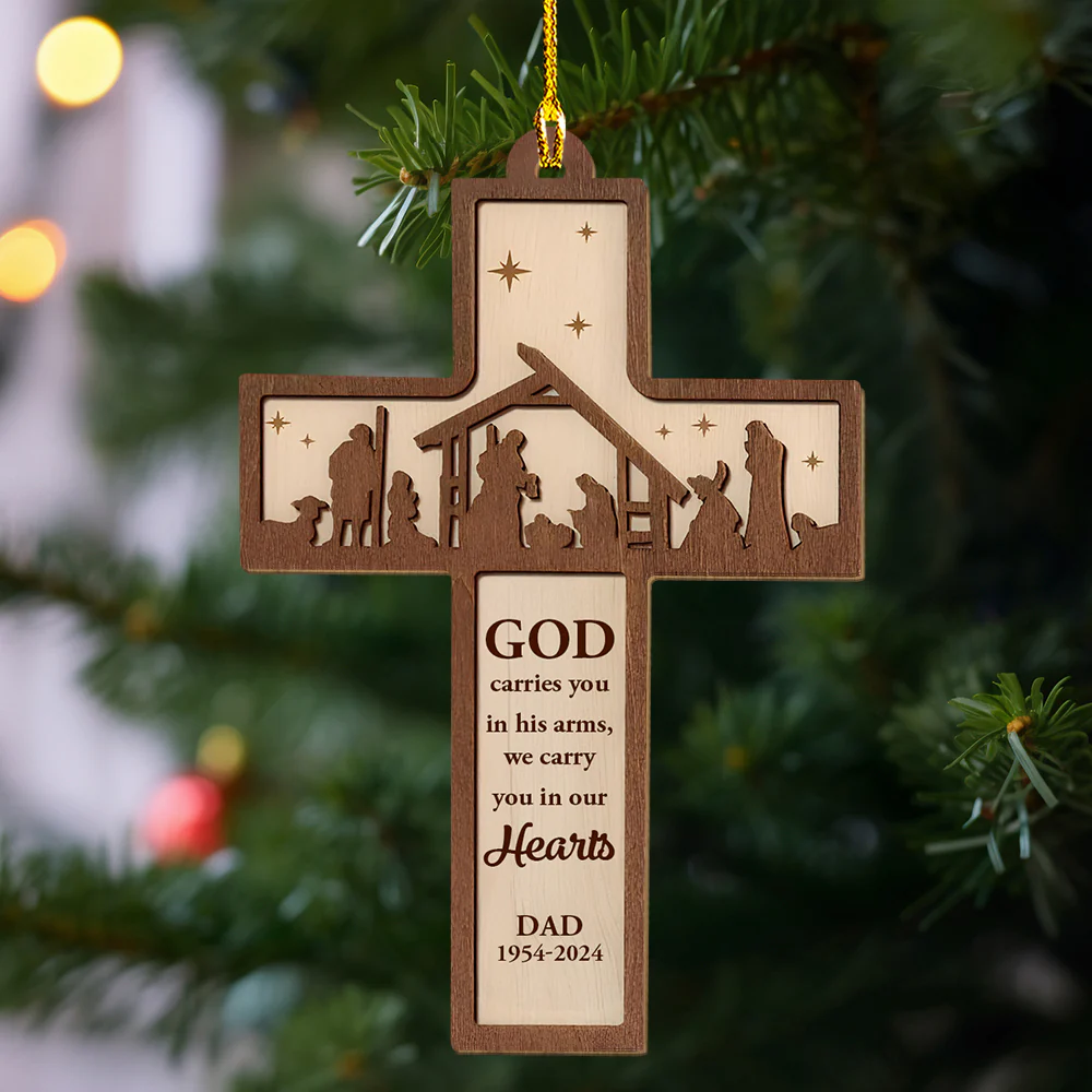 God Called You Home - Personalized Custom Wood Ornament - Image 3