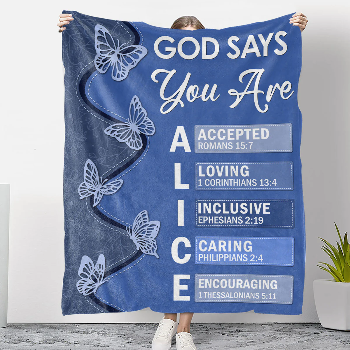 God Calls You - Personalized Custom Fleece Blanket