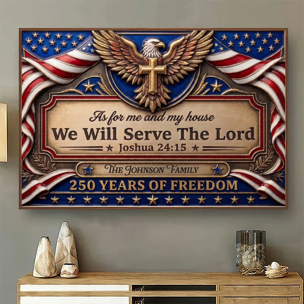 God Leads Our Family Forward - Personalized Custom Poster - Image 6