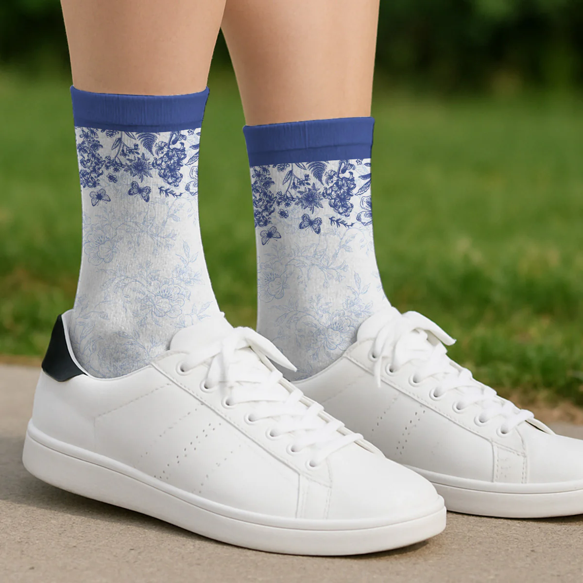 God Says I Am - Personalized Custom Crew Socks - Image 4