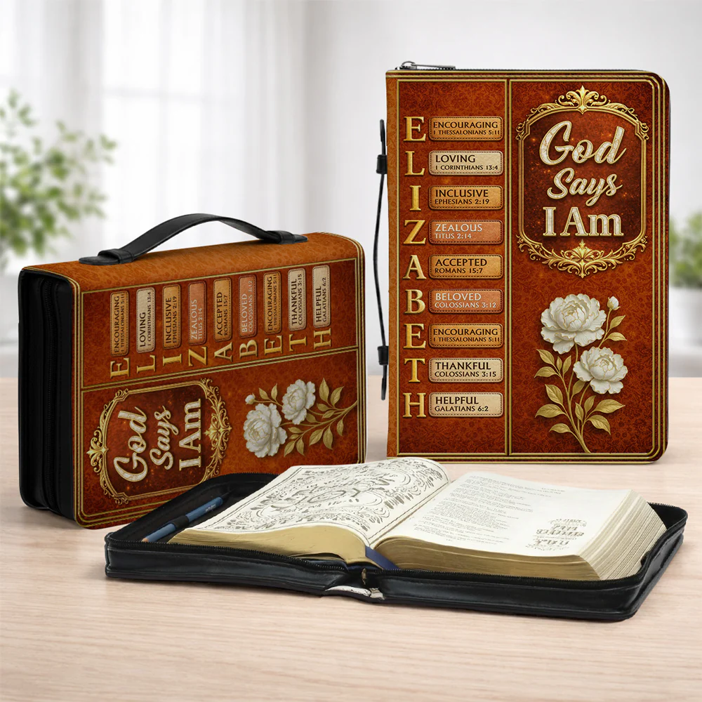 God Says You Are Bible 2 - Personalized Custom Bible Cover