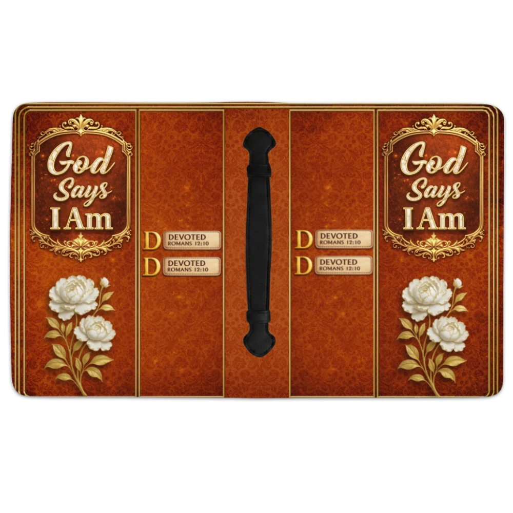 God Says You Are Bible 2 - Personalized Custom Bible Cover - Image 8