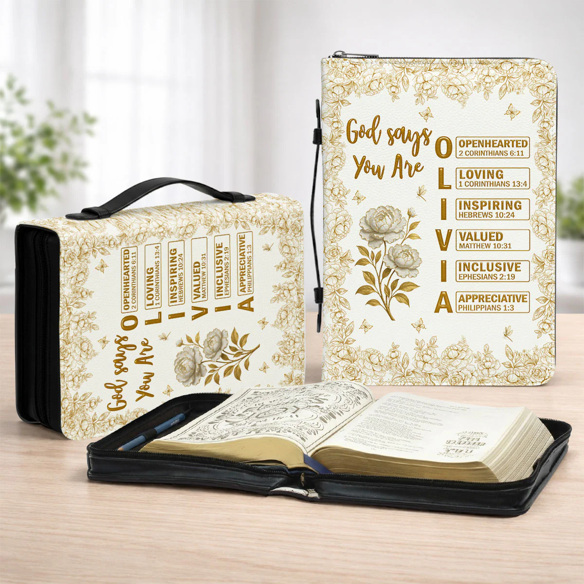 God Says You Are Bible - Personalized Custom Bible Cover