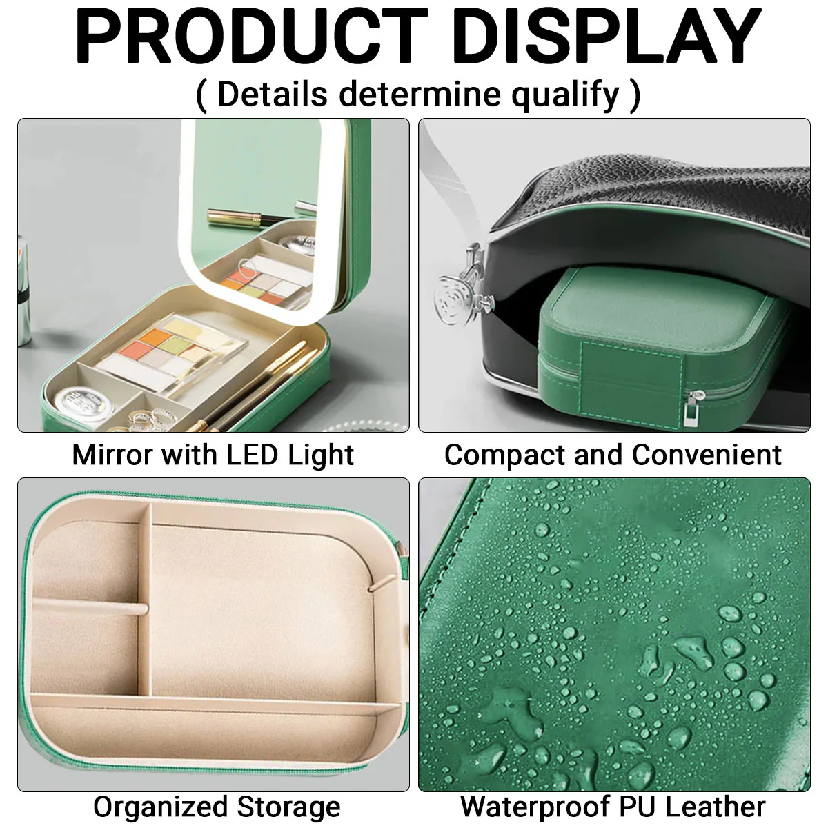 God Says You Are Bible - Personalized Custom Jewelry Box With LED Mirror - Image 5