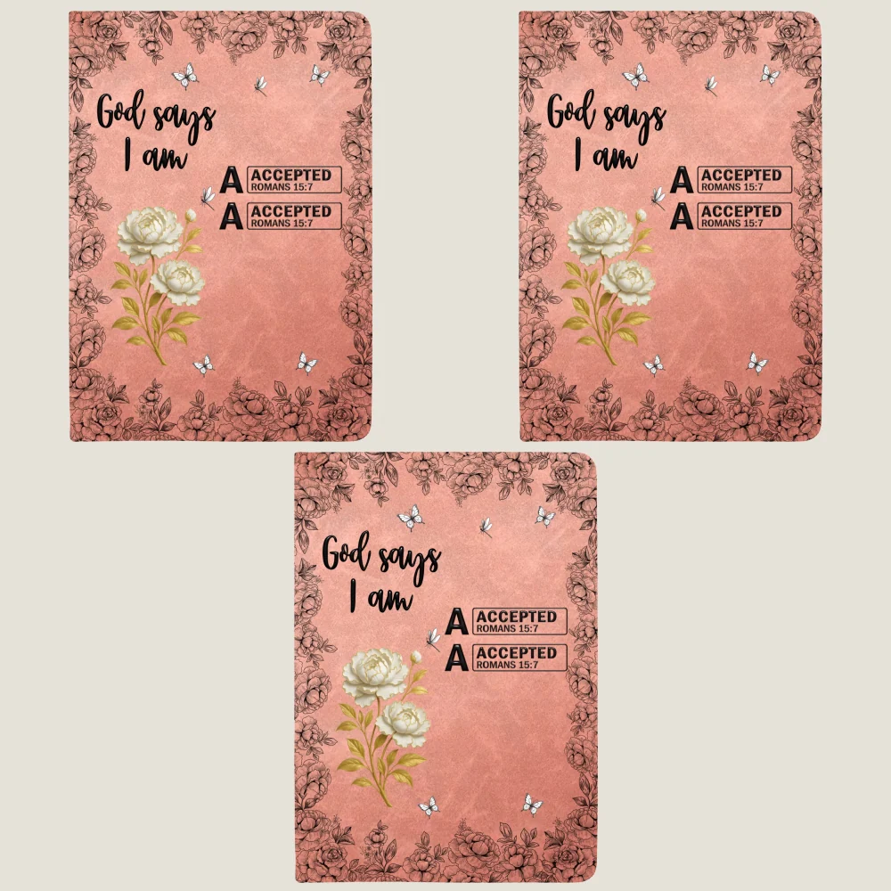 God Says You Are Bible - Personalized Custom Leather Journal - Image 12