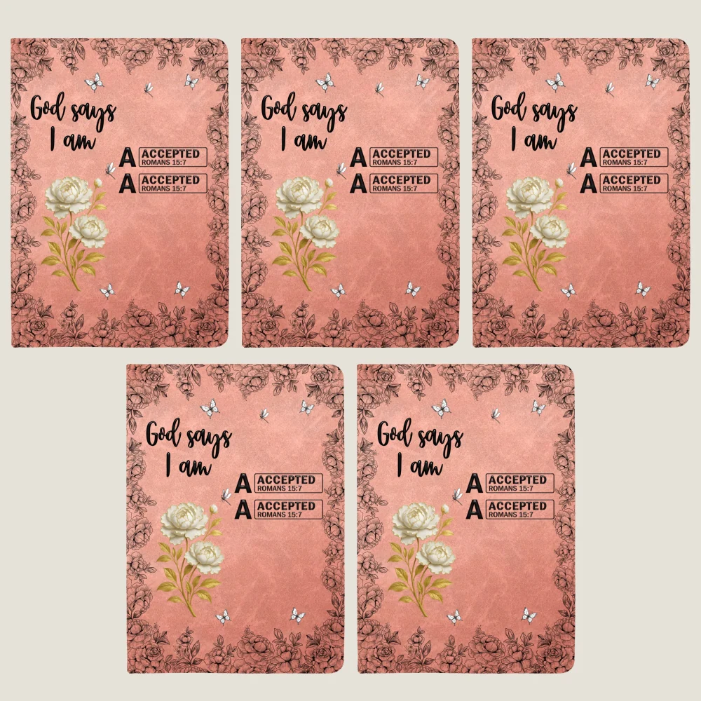 God Says You Are Bible - Personalized Custom Leather Journal - Image 14