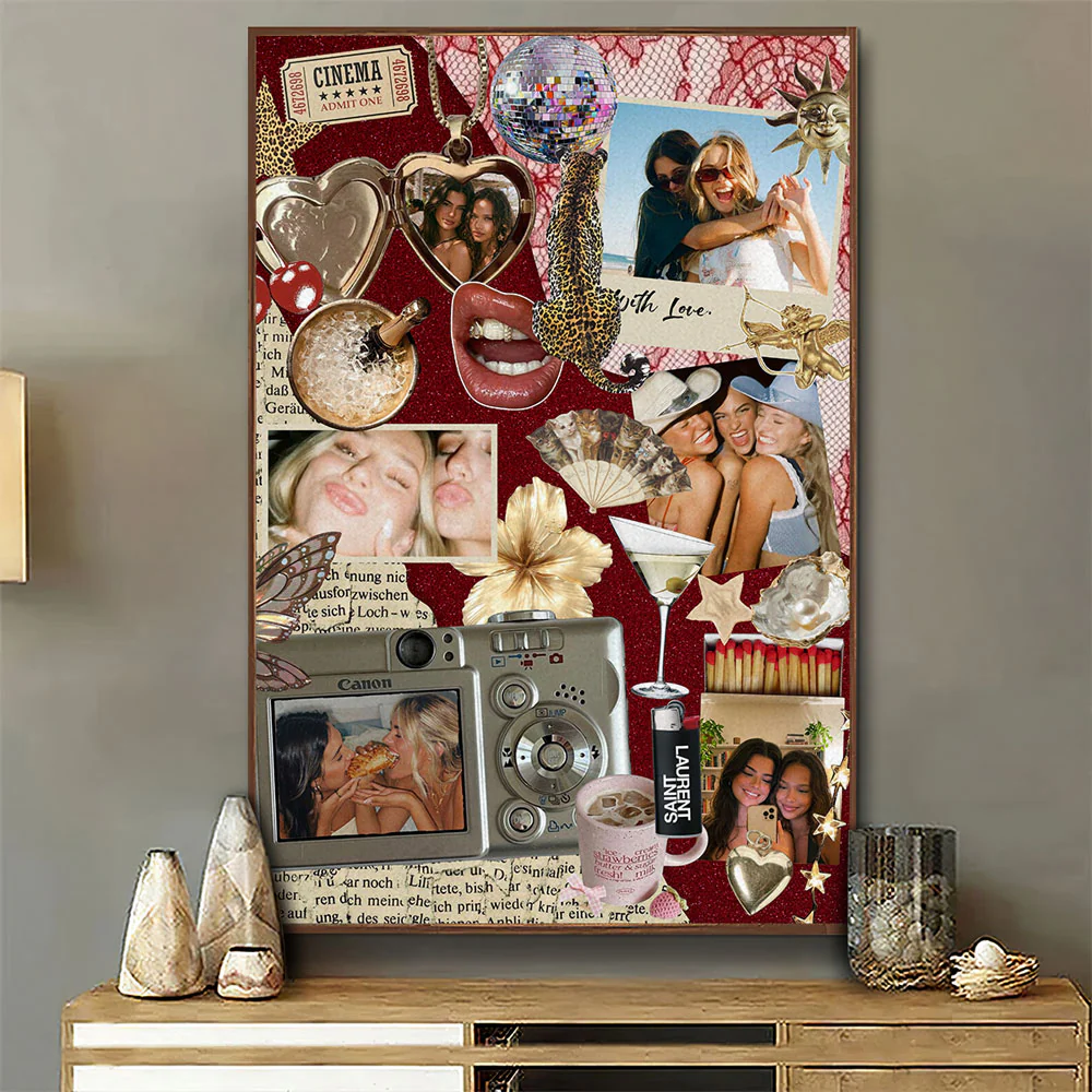 Golden Girl Memories - Personalized Custom Poster