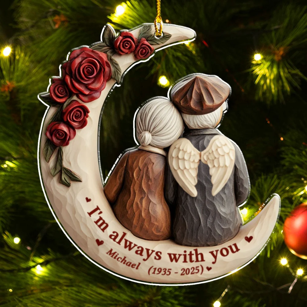 Gone But Not Forgotten - Personalized Custom Acrylic Ornament - Image 6