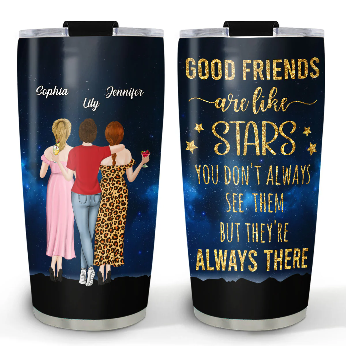 Good Friends - Personalized Custom Tumbler