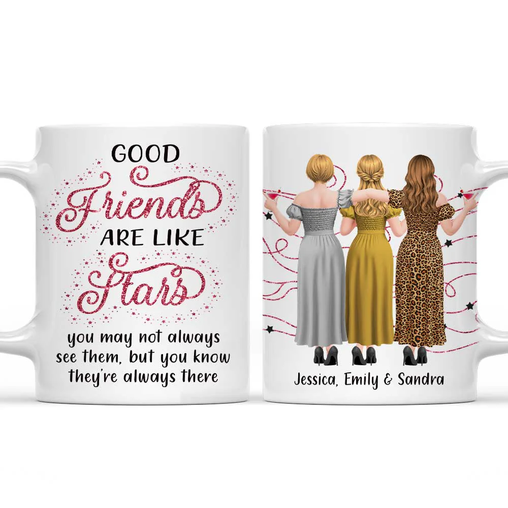 Good Relationships Are Like Star - Personalized Custom Coffee Mug