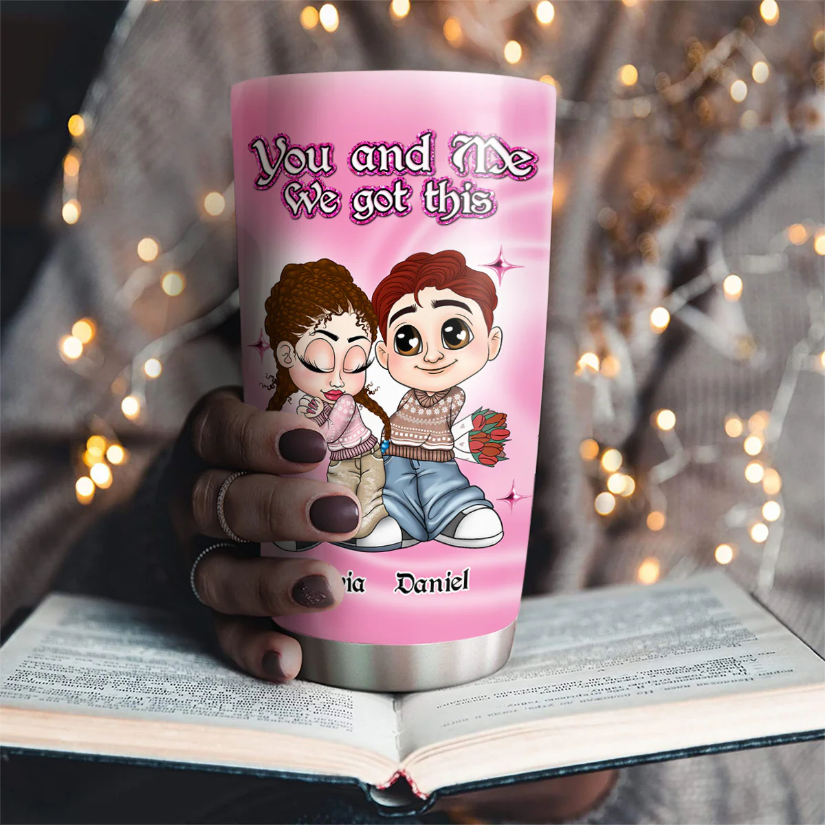 Got You In My Eyes - Personalized Custom Tumbler - Image 2