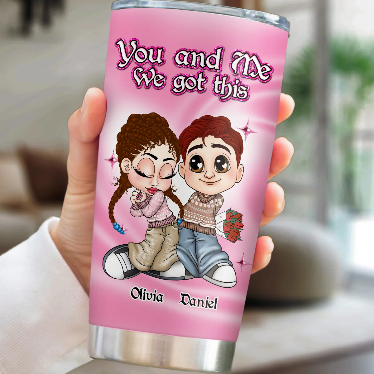 Got You In My Eyes - Personalized Custom Tumbler - Image 5