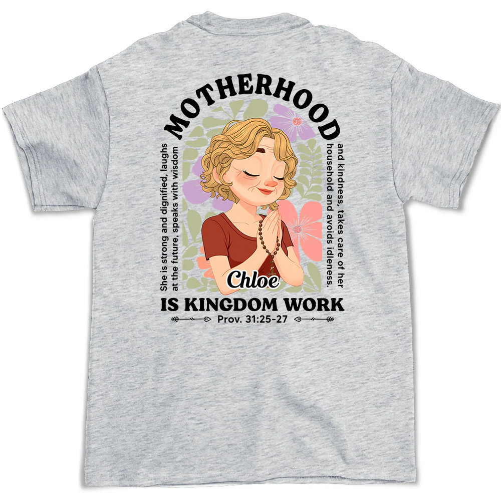 Grace Defines Her Motherhood - Personalized Custom Shirt