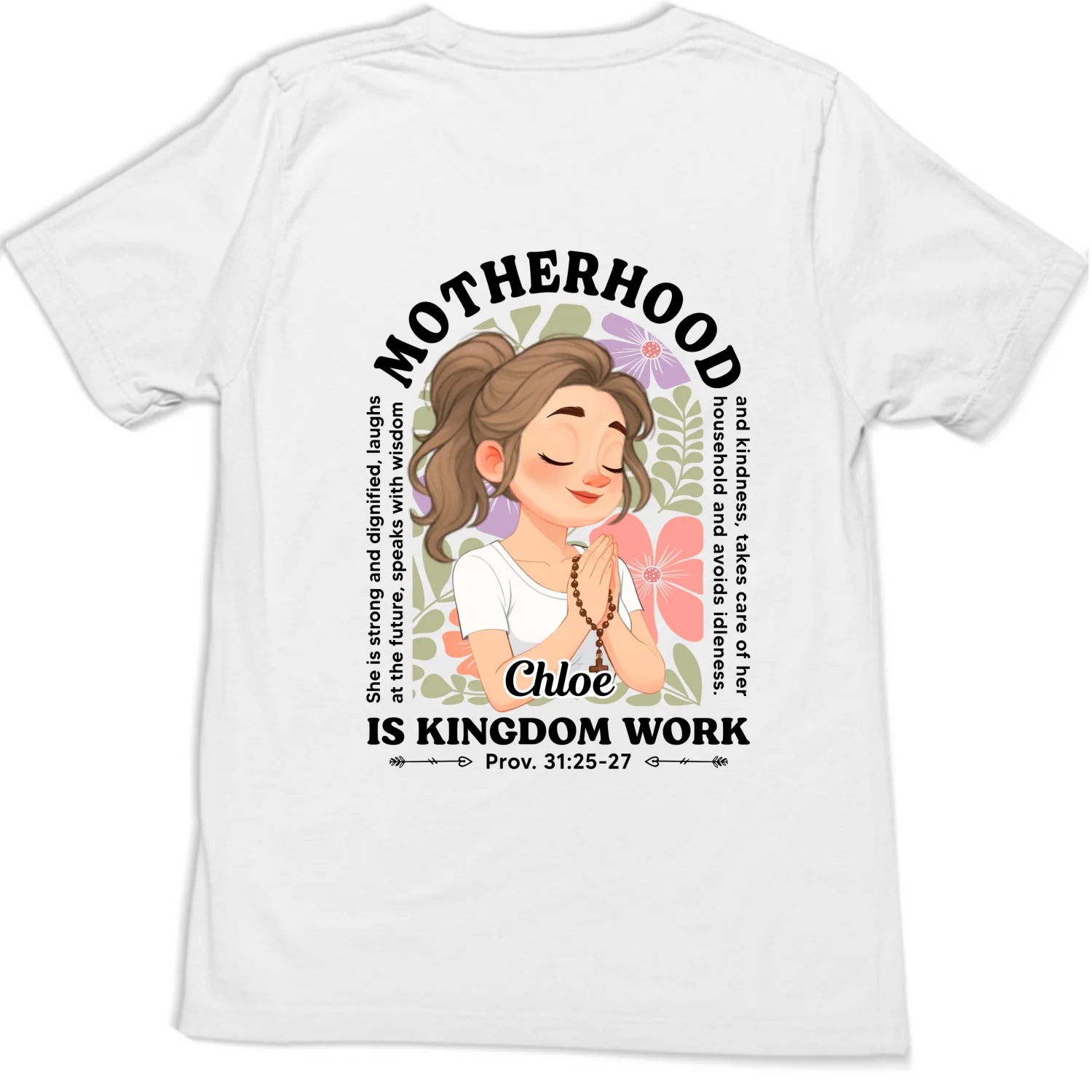 Grace Defines Her Motherhood - Personalized Custom Shirt - Image 10