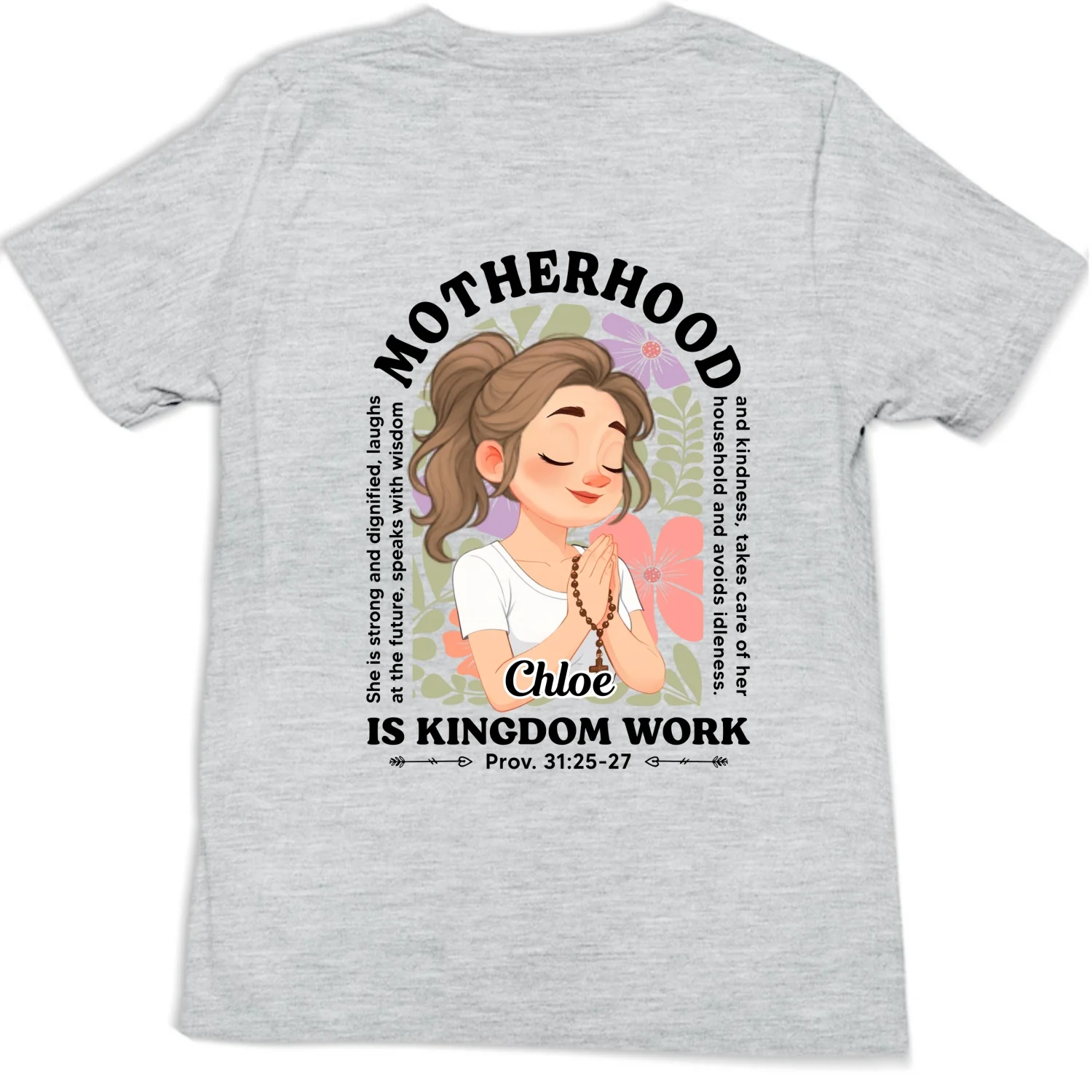 Grace Defines Her Motherhood - Personalized Custom Shirt - Image 11
