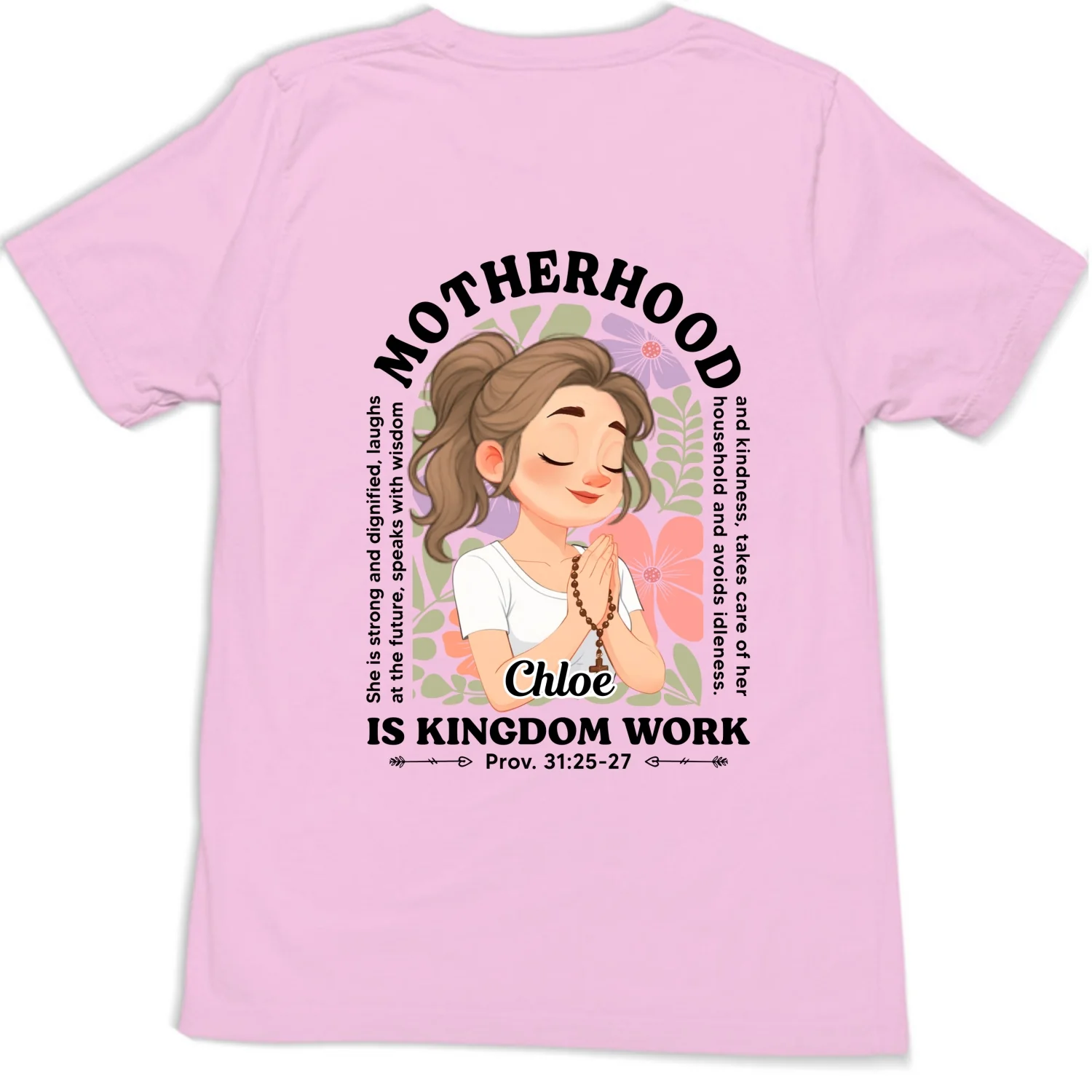 Grace Defines Her Motherhood - Personalized Custom Shirt - Image 12