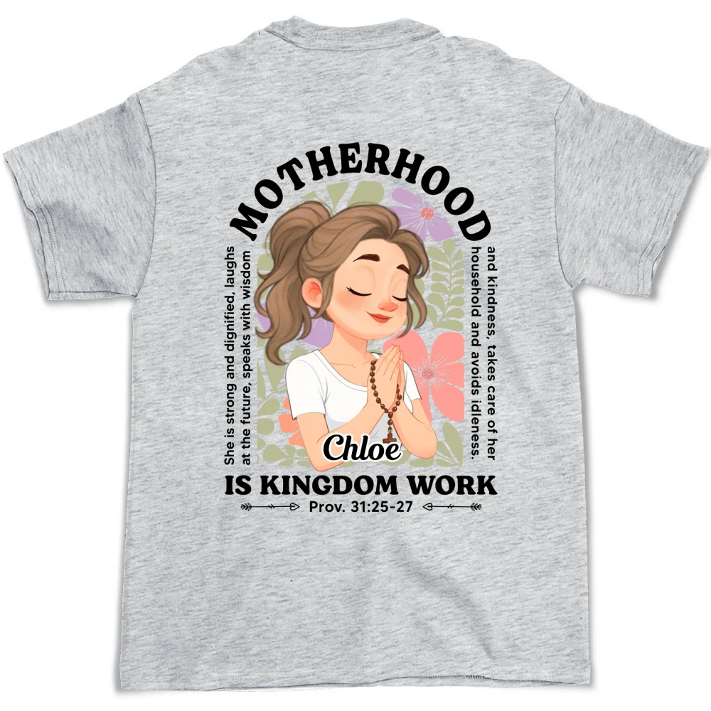 Grace Defines Her Motherhood - Personalized Custom Shirt - Image 7