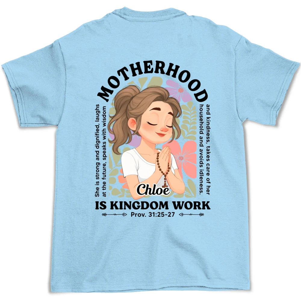 Grace Defines Her Motherhood - Personalized Custom Shirt - Image 8