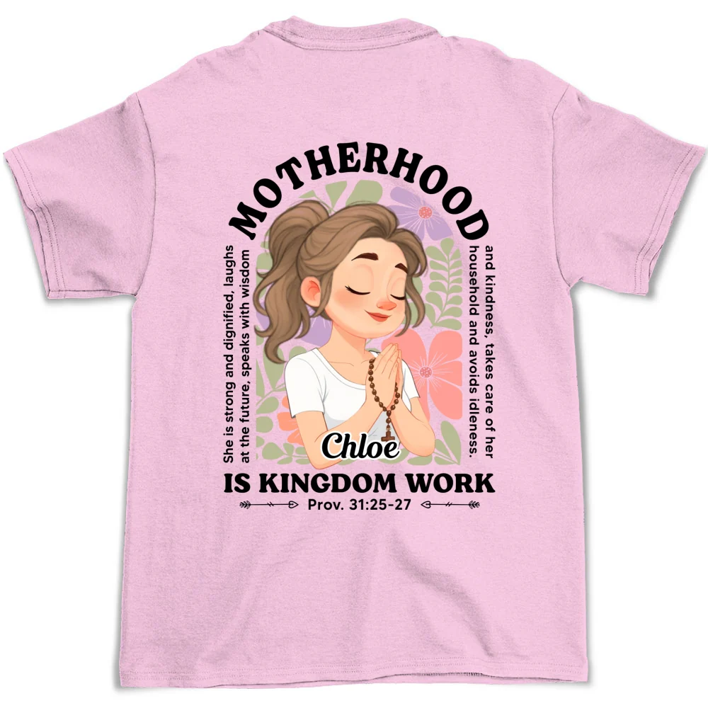 Grace Defines Her Motherhood - Personalized Custom Shirt - Image 9