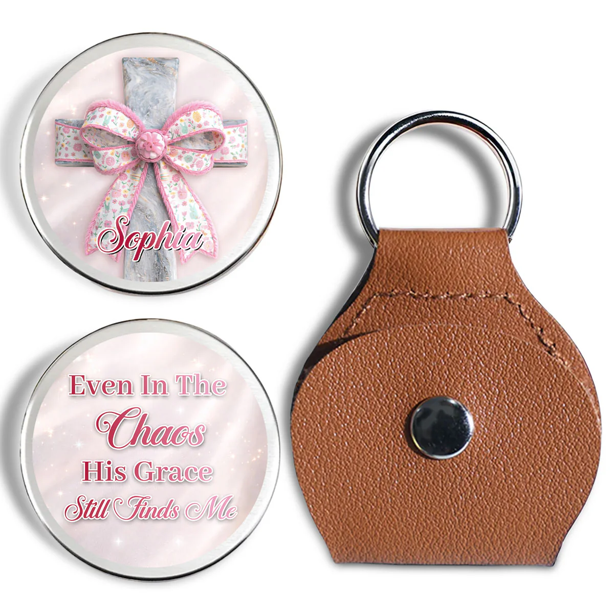 Grace In The Chaos - Personalized Custom Pocket Hug