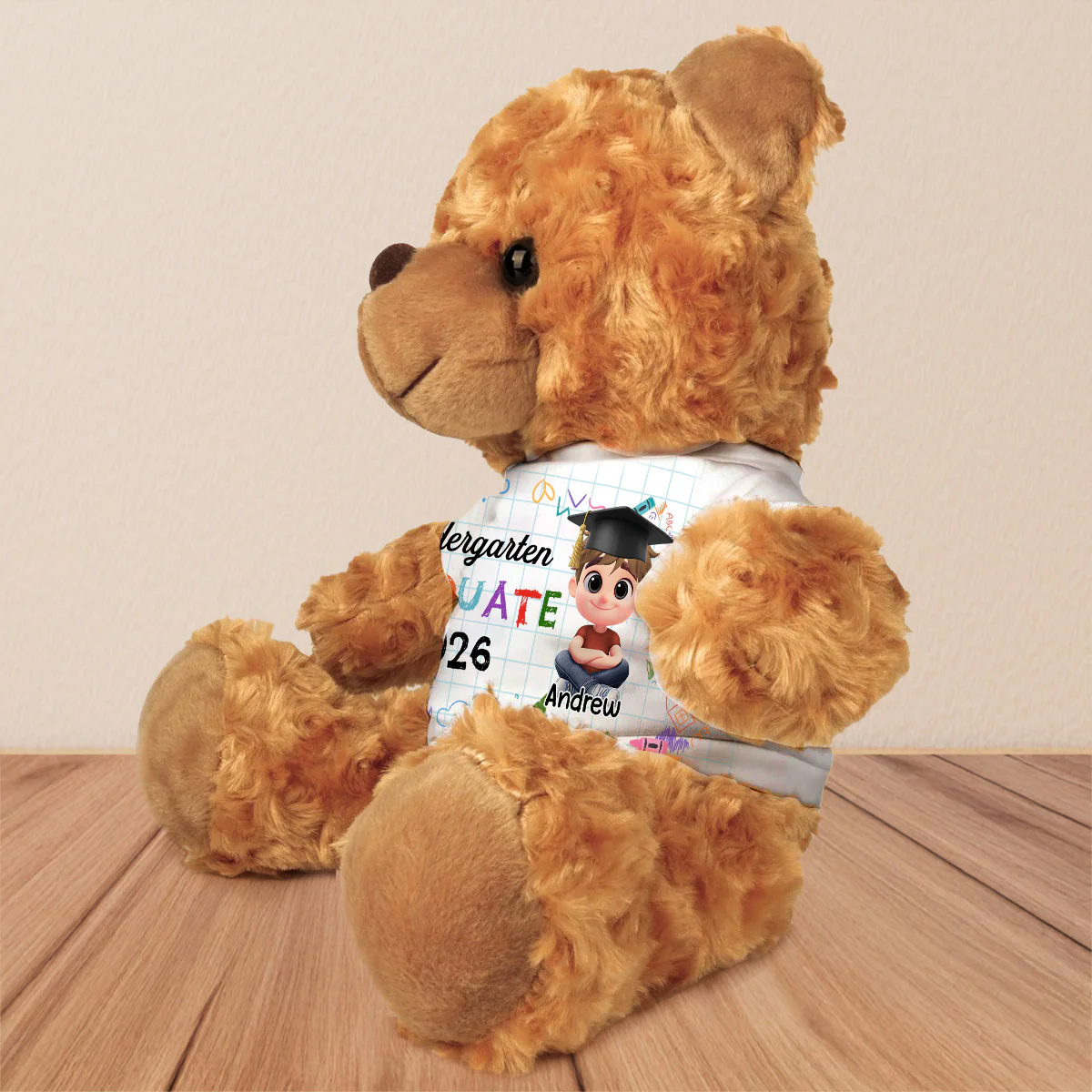 Graduation Gift For Kids - Personalized Custom Cuddle Bear - Image 2
