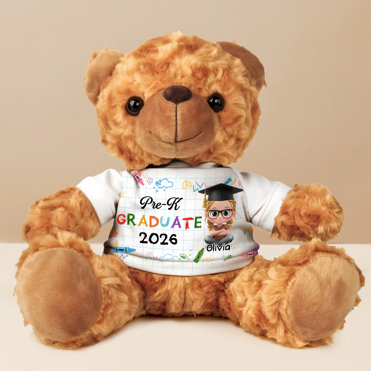 Graduation Gift For Kids - Personalized Custom Cuddle Bear - Image 4